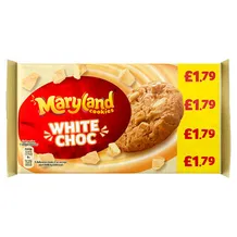 Maryland Cookies White Choc 180g